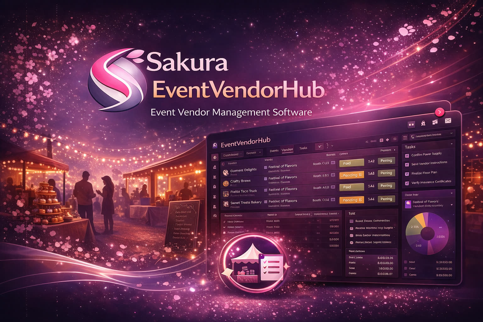 Sakura EventVendorHub hero