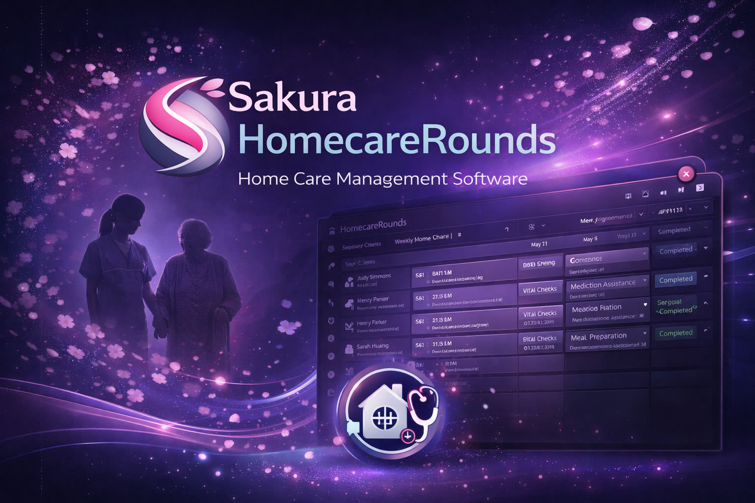 Sakura HomeCareRounds hero
